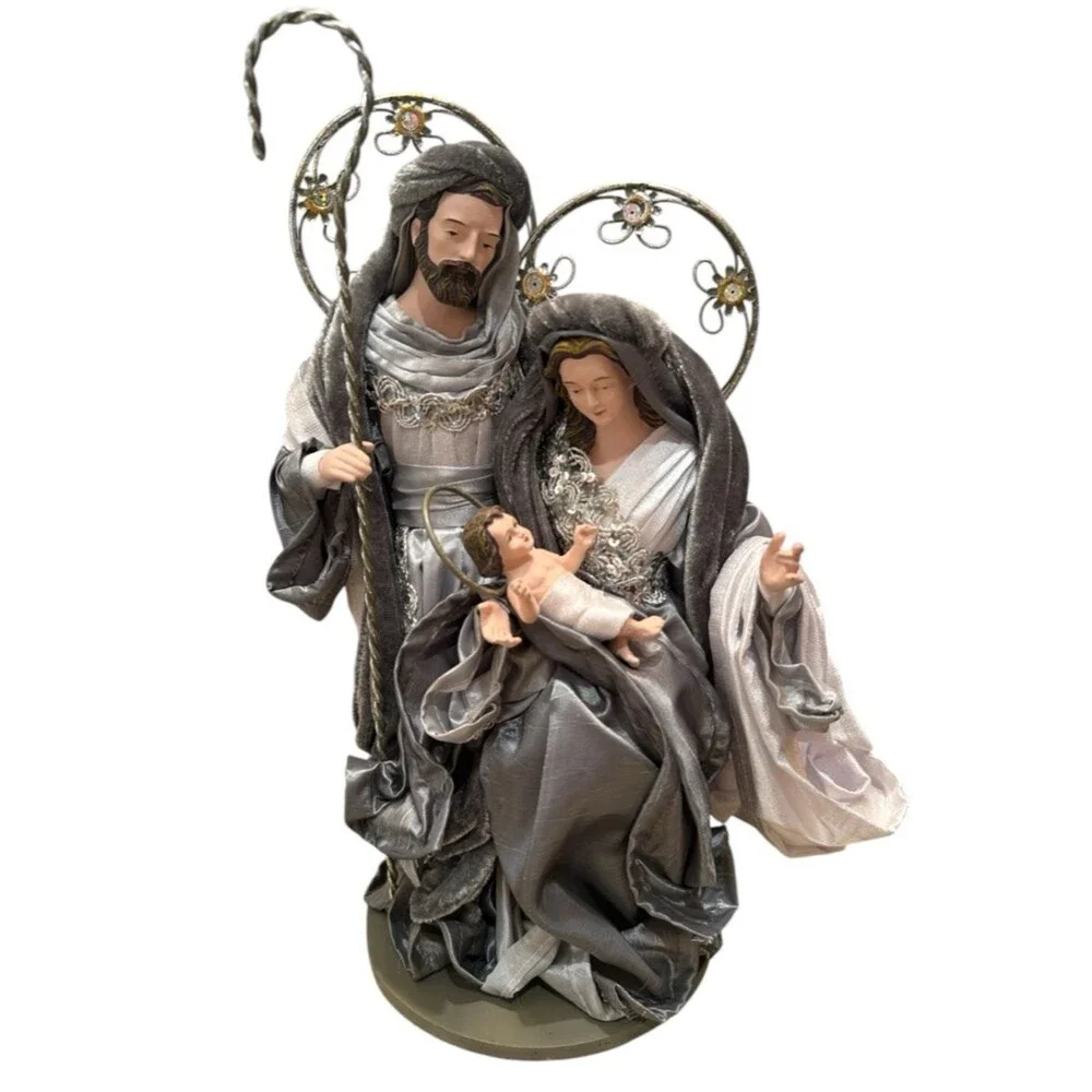 Vintage Holy Family Nativity Mary Joseph Baby Jesus